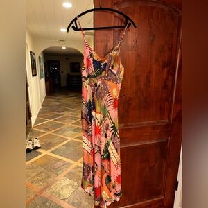 FARM Rio satin midi dress